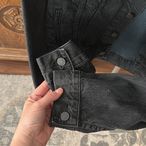 BDG Urban Outfitters YouTube Black Denim Jacket - Picture 5 of 6